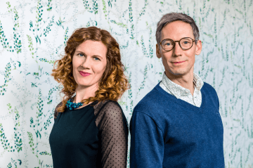 Klára Harvánková, Petr Hlaďo - vědci z Národního institutu SYRI